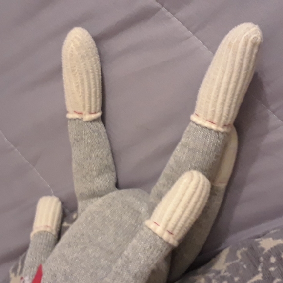 Kathleens' traditional gray sock monkey - Picture 10 of 11